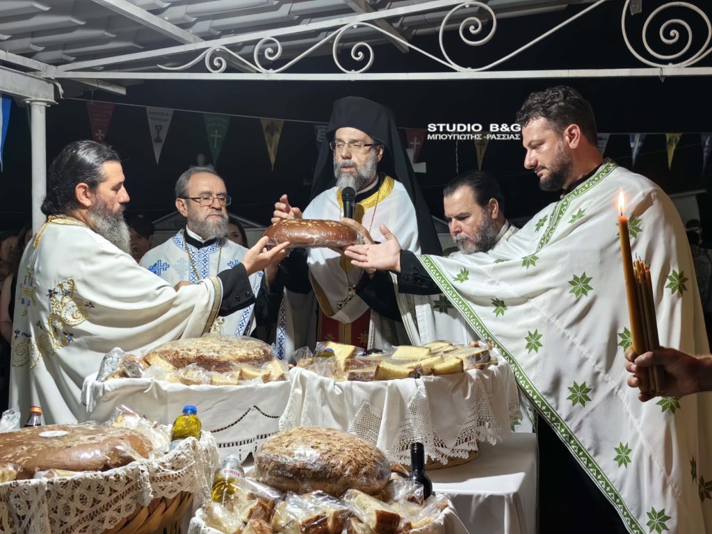Πανηγυρικός Εσπερινός και Λιτανεία του Τιμίου Προδρόμου στο κάμπο της Αργολίδας