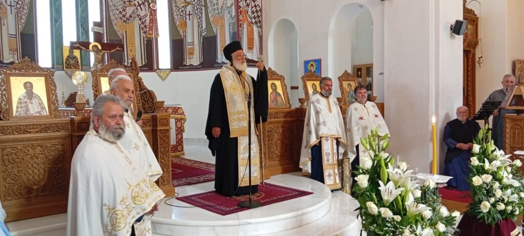 Την Εξόδιο Ακολουθία του μακαριστού Γεωργίου Κουρλετάκη τέλεσε ο Μητροπολίτης Αρκαλοχωρίου