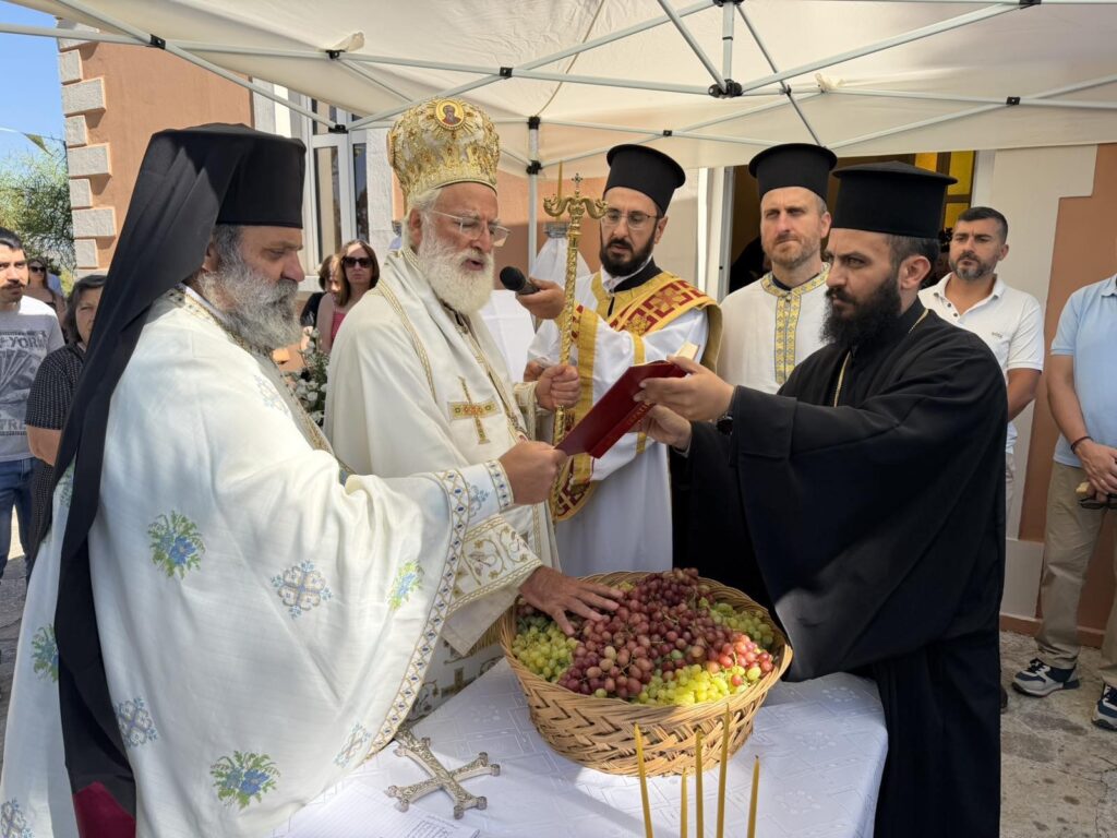 Η πανήγυρη του Ιερού Καθεδρικού Ναού Μεταμορφώσεως του Σωτήρος στο Αρκαλοχώρι