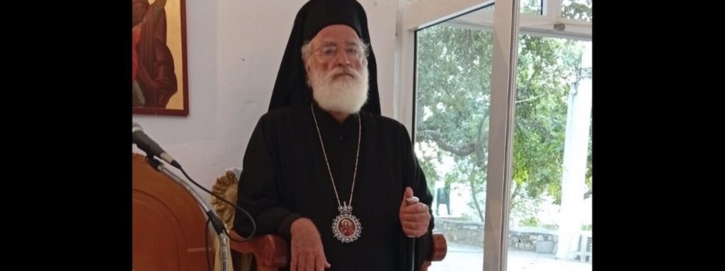 O Αρκαλοχωρίου Ανδρέας στον Ιερό Ναό Γενέσιου της Θεοτόκου στο Αμαριανό Πεδιάδος