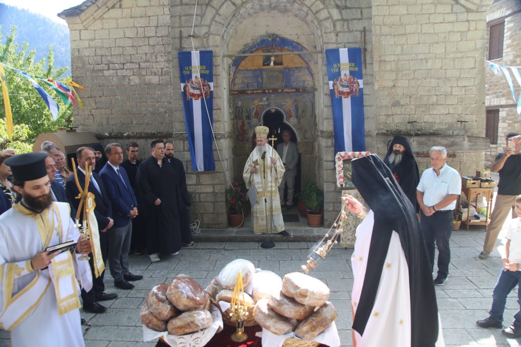 Η εορτή της Κοιμήσεως της Θεοτόκου στη Ναυπακτία