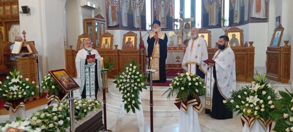 Την Εξόδιο Aκολουθία του μακαριστού Ιωάννου Χαλκιαδάκη τέλεσε ο Μητροπολίτης Αρκαλοχωρίου