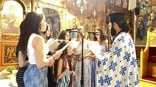 Τα Εγκώμια προς την Θεοτόκο στον Ι.Ν. Αγίου Παντελεήμονος Λ. Αιδηψού