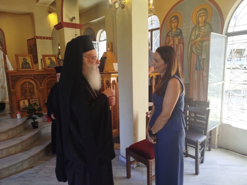 Ο Μητροπολίτης Μαντινείας Επιφάνιος στο Παναρκαδικό Νοσοκομείο Τριπόλεως