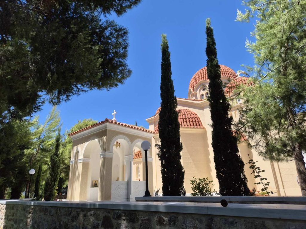 Αγρυπνία για την Κοίμηση της Θεοτόκου στο Μετόχι της Σίμωνος Πέτρας στο Βύρωνα