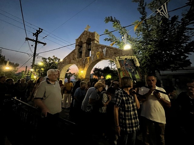 Η Ιερά Πανήγυρις του Αγίου Κοσμά του Αιτωλού στον Άγιο Παντελεήμονα Αιδηψού