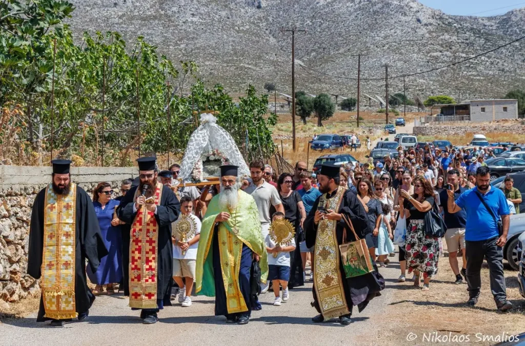 Ο εορτασμός της Παναγίας σε Κάλυμνο και Τέλενδο