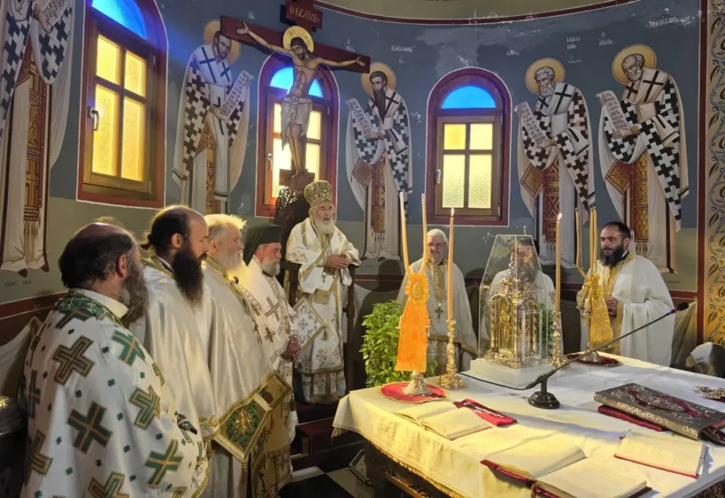 Λέρος: Εόρτασε την προστάδιά της η ενορία της Οσίας Ειρήνης Χρυσοβαλάντου