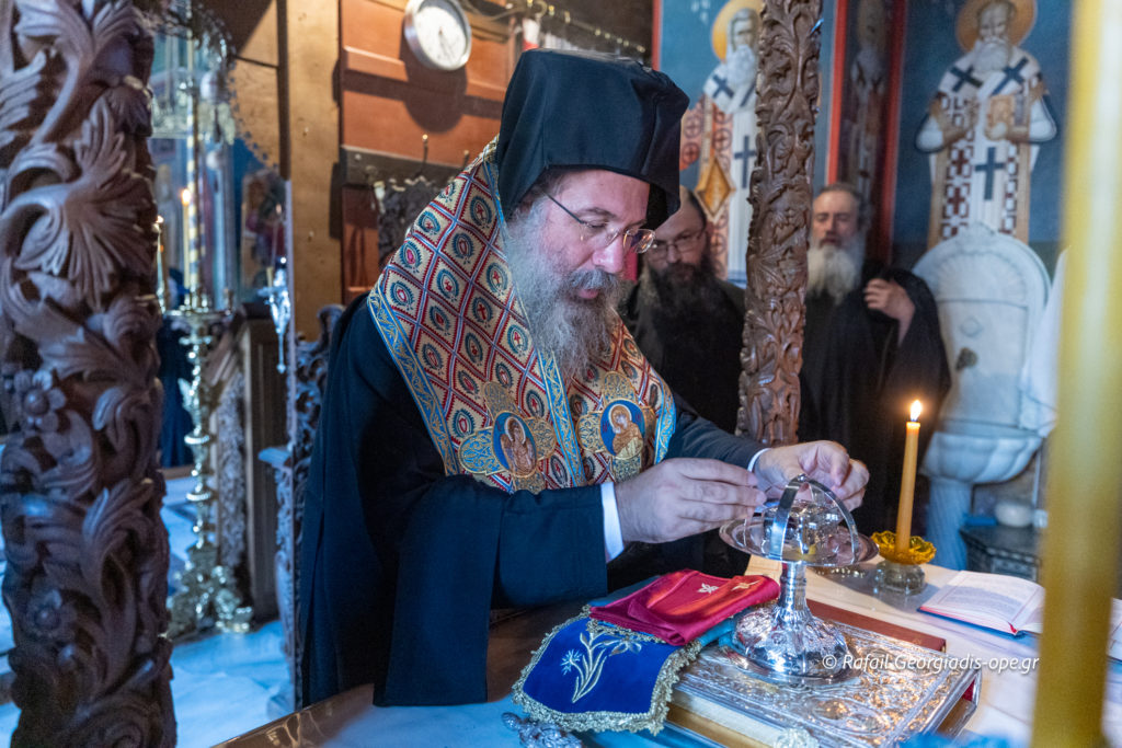 Εσπερινός Εγκαινίων στο Ιερό Καρακαλλινό Κελλί των Εισοδίων της Θεοτόκου
