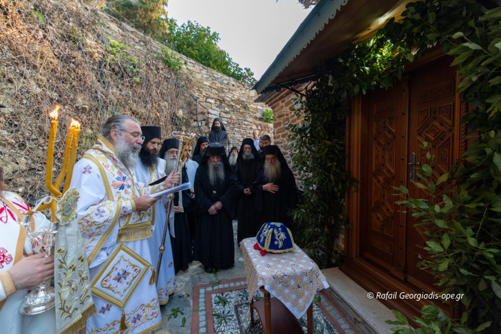 Η ακολουθία των Εγκαινίων στο Ιερό Καρακαλλινό Κελλί των Εισοδίων της Θεοτόκου