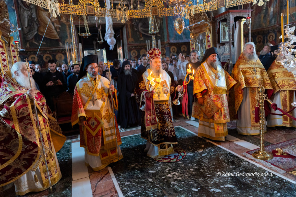 Η εορτή της Κοιμήσεως της Θεοτόκου στην Ι.Μ.Μ. Βατοπαιδίου (ΒΙΝΤΕΟ)