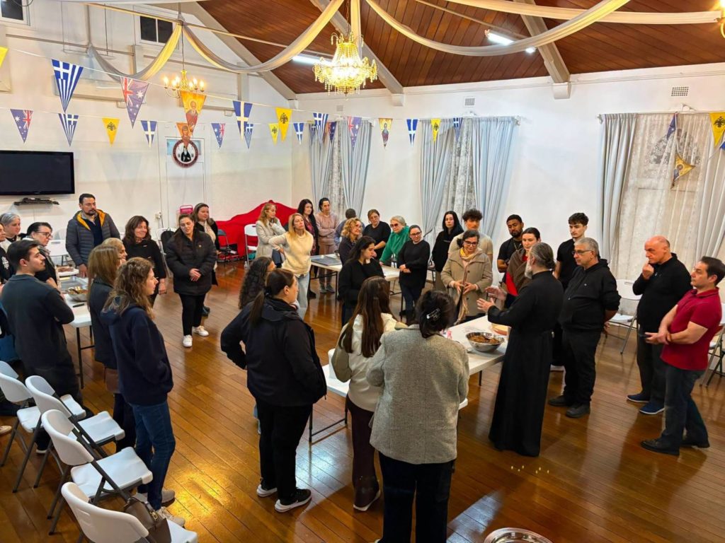 Σύδνεϋ: Μάθημα παρασκευής κολλύβων στην Ενορία Αγίου Σάββα του εν Καλύμνω