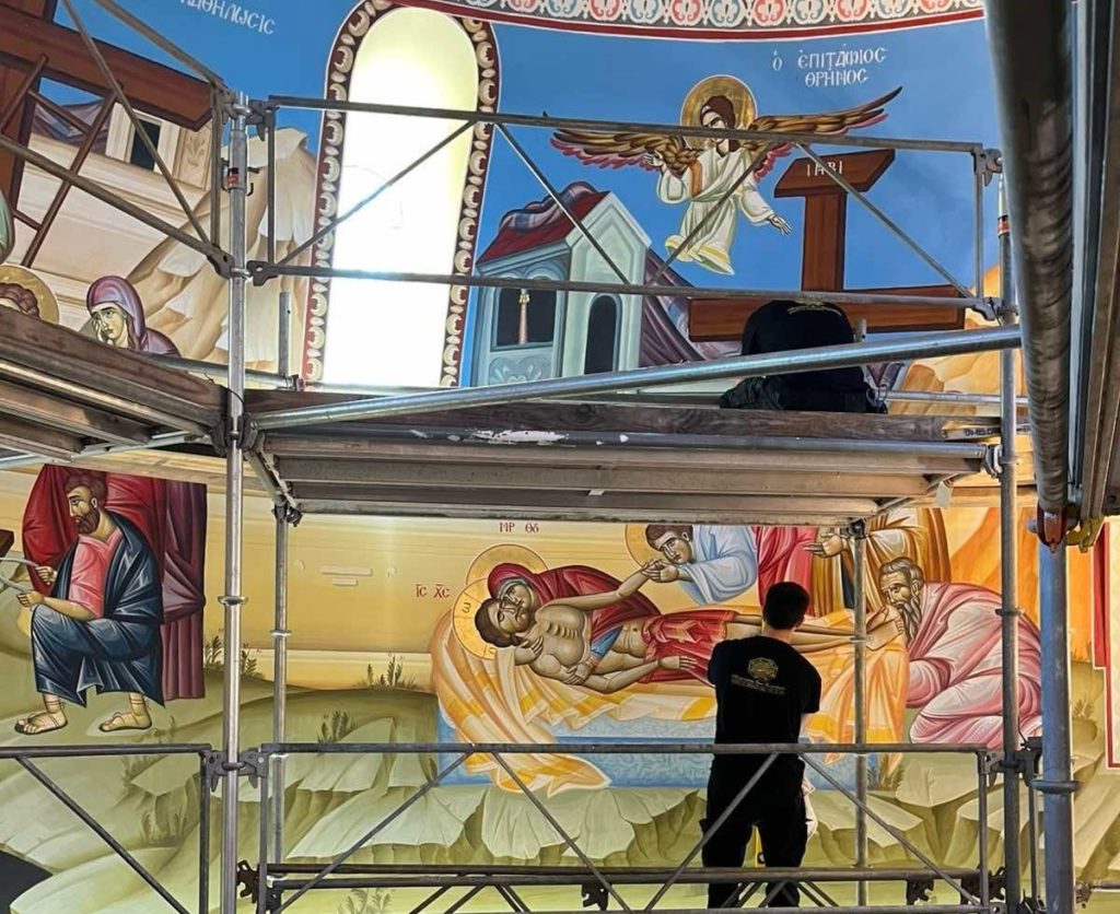 Ολοκληρώθηκε η Αγιογράφηση του Ιερού Ναού Αγίου Δημητρίου στο Williamsburg της Βιρτζίνια των ΗΠΑ