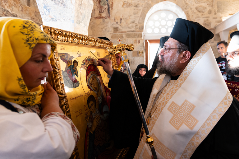 Θυρανοίξια του αναστηλωθέντος Καθολικού της Μονής Ελληνικών Μεσσηνίας
