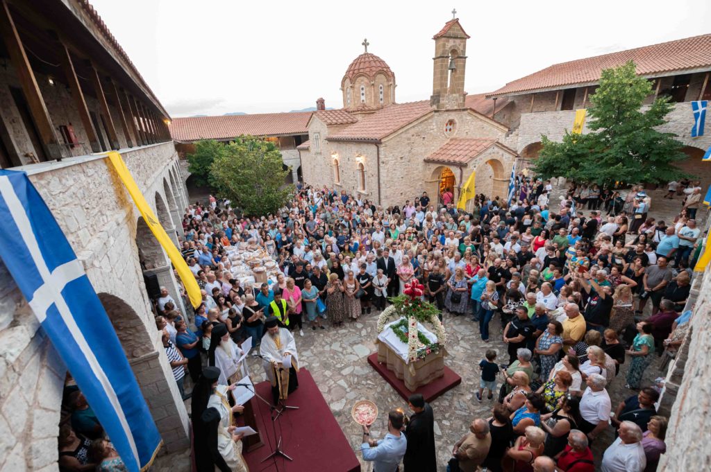 Ο Εσπερινός της Κοιμήσεως της Θεοτόκου στην Μεσσηνία
