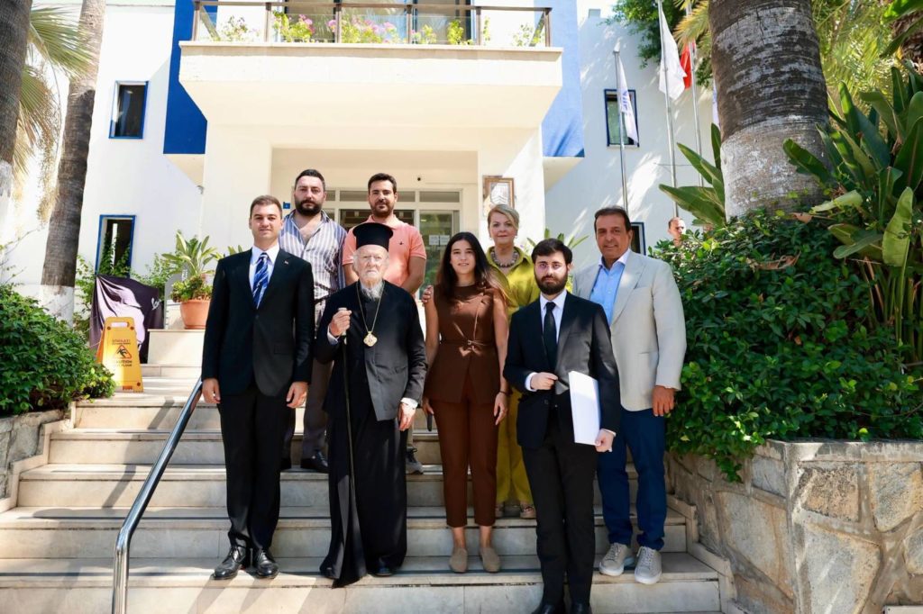 The Patriarch Briefed on Restoration Works at the Historic Church of Saint Nicholas in Halicarnassus