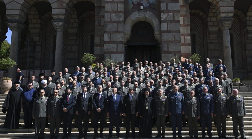 Ο Σερβικός Στρατός τίμησε τον προστάτη του Άγιο Στέφανο