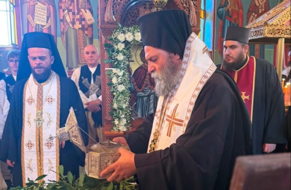 Υποδοχή της Τιμίας Κάρας του Αγίου Ιωάννου του Νεομάρτυρος εκ Τερόβου στη γενέτειρα του