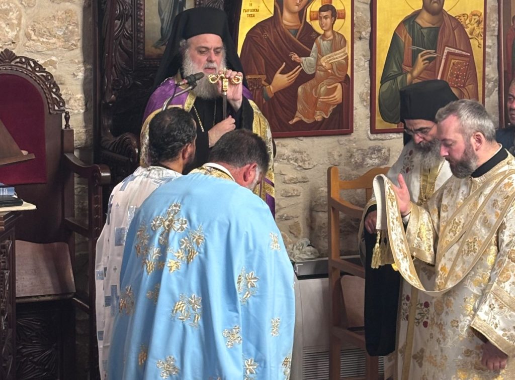 Ο Μητροπολίτης Κιτίου στον πανηγυρίζοντα Ιερό Ναό Παναγίας Ασπροβουνιώτισσας στην Πύλα