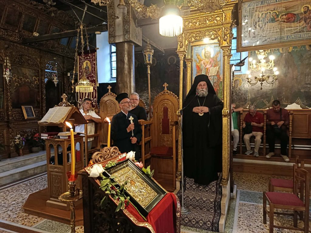 Ο Μητροπολίτης Ιωαννίνων στον Ιερό Ναό Αγίου Νικολάου Κοπάνων