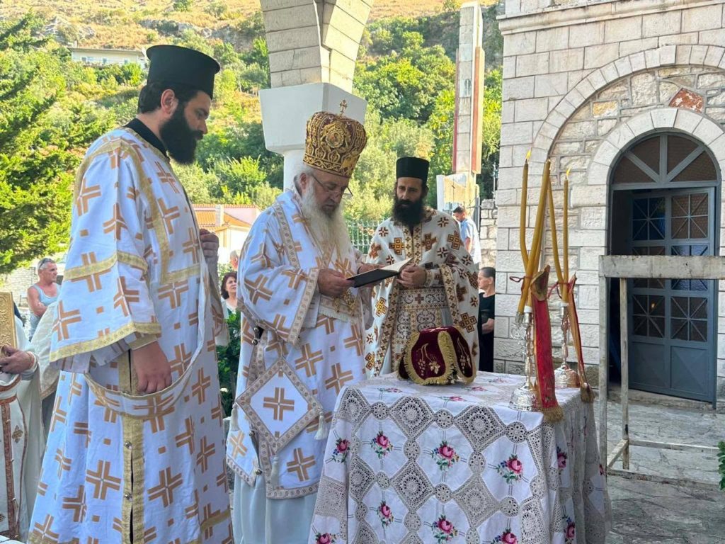 Εγκαίνια ναού από τον Αργυροκάστρου Ναθαναήλ στη Δίβρη του Δήμου Φοινίκης