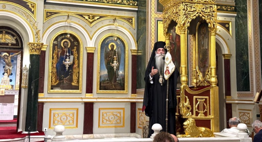 Πειραιώς: “Καλούμαστε όλοι, όπως ο Ιερός Σπυρίδων, να αποβαίνουμε κάθε μέρα γνήσια παιδιά της Παναγίας”