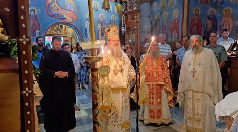 Ο Επιδαύρου Νικόδημος στην Ιερά Μονή Αγάθωνος