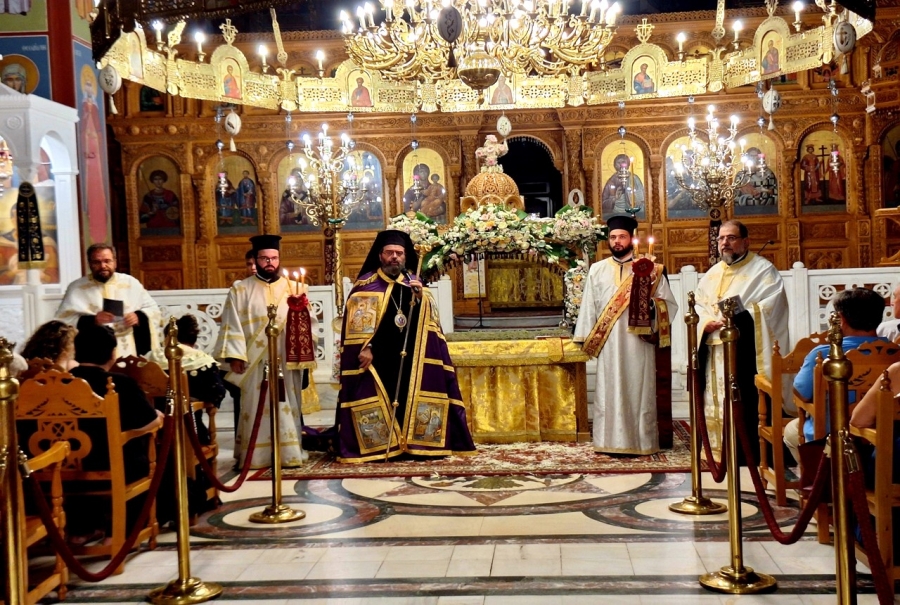 Η Ακολουθία των Εγκωμίων προς την Υπεραγία Θεοτόκο στην Κομοτηνή