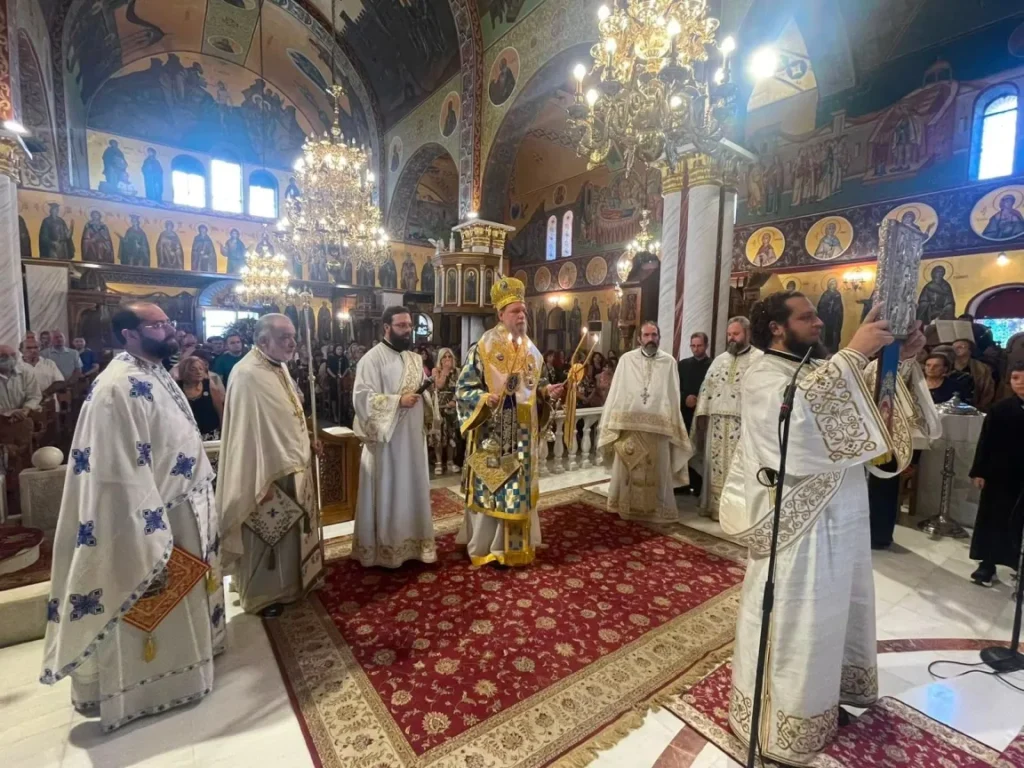 Η πανήγυρη του Καθεδρικού Ναού Κοιμήσεως της Θεοτόκου Νέας Φιλαδελφείας