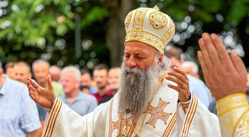 Беседа Патријарха Порфирија на светој Литургији у цркви Свете Тројице у Кумодражу