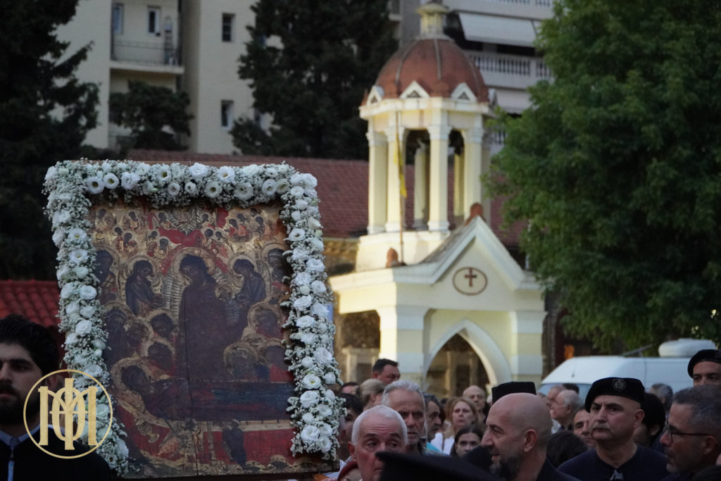 Λιτάνευση της Ιεράς Εικόνας της Κοιμήσεως της Θεοτόκου στη Θεσσαλονίκη