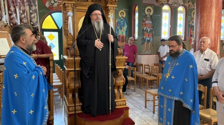Στο Καστρί Λουτρού ο Λαρίσης Ιερώνυμος για την τελευταία Παράκληση
