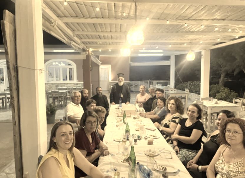 Ευχαριστήριο δείπνο του Μητροπολίτη Λέρου στους εθελοντές των Θερινών Συνάξεων