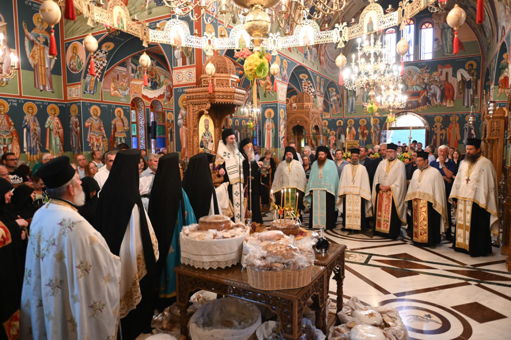 Πολυαρχιερατικός Πανηγυρικός Εσπερινός στην Ιερά Μονή Παναγίας Μαλεβής