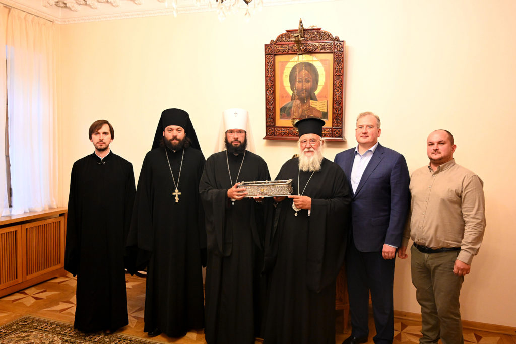 სსკგ-ის თავმჯდომარე კერკირის მიტროპოლიტ ნეკტარიოსს შეხვდა