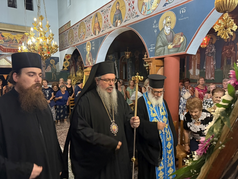 Στον Ιερό Ναό Αγίας Άννης Αγιοκάμπου ο Λαρίσης Ιερώνυμος