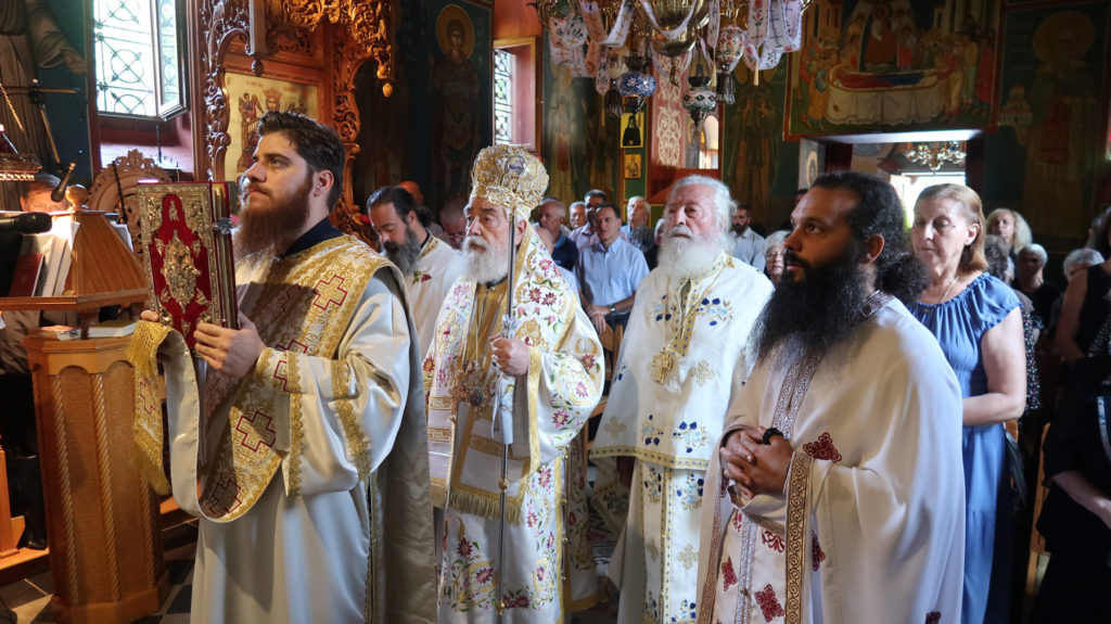 Πανηγυρίστηκε η εορτή της Αποτομής της Τιμίας Κεφαλής του Αγίου Ιωάννου του Προδρόμου στη Μητρόπολη Φωκίδος