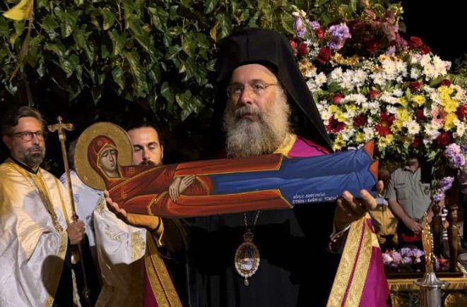 Η εορτή της Κοιμήσεως της Υπεραγίας Θεοτόκου στο Ρέθυμνο