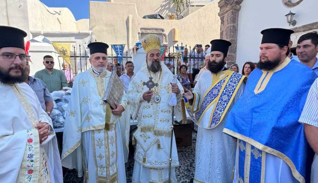 Η εορτή της Μεταμορφώσεως του Σωτήρος στη Σαντορίνη