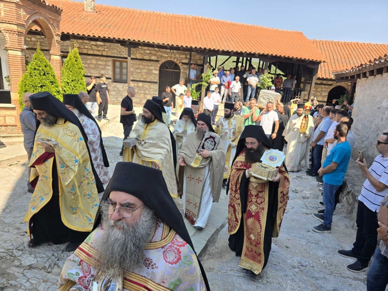 Με μοναστική λαμπρότητα η Ιερά Πανήγυρις της Ιεράς Μονής Μεταμορφώσεως του Σωτήρος Ζάβορδας
