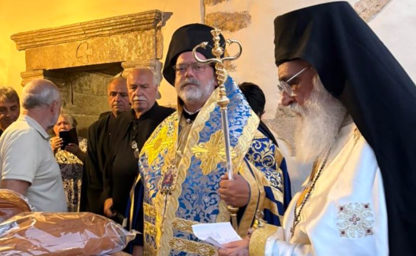 Ο Εσπερινός της Κοίμησης της Θεοτόκου στην Πατριαρχική Μονή της Οδηγήτριας Μοιρών