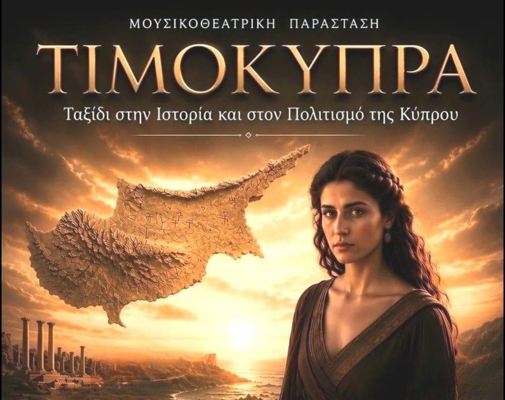 Η μουσικοθεατρική παράσταση «ΤΙΜΟΚΥΠΡΑ» στην Αθήνα στις 17 Σεπτεμβρίου