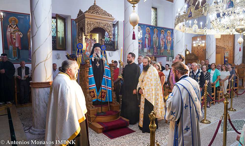 Στο Σέλι για την Παράκληση της Παναγίας μας ο Μητροπολίτης Βεροίας