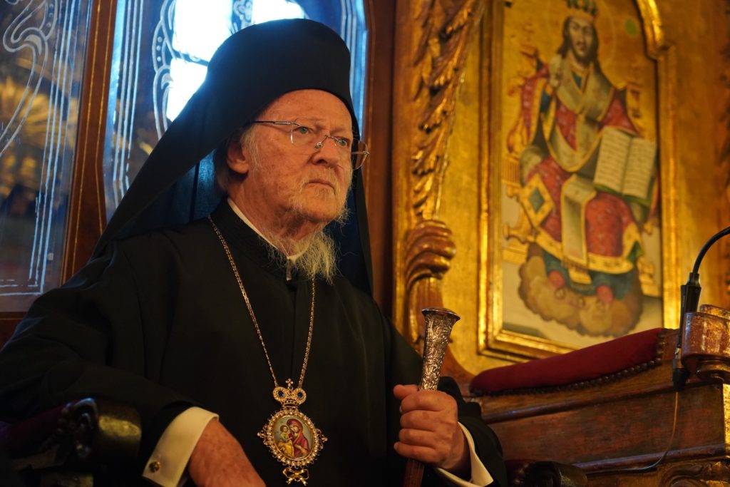 Ο Παναγιώτατος στον Ι. Ναό Κοιμήσεως της Θεοτόκου Κουμαριωτίσσης στο Νιχώρι του Βοσπόρου
