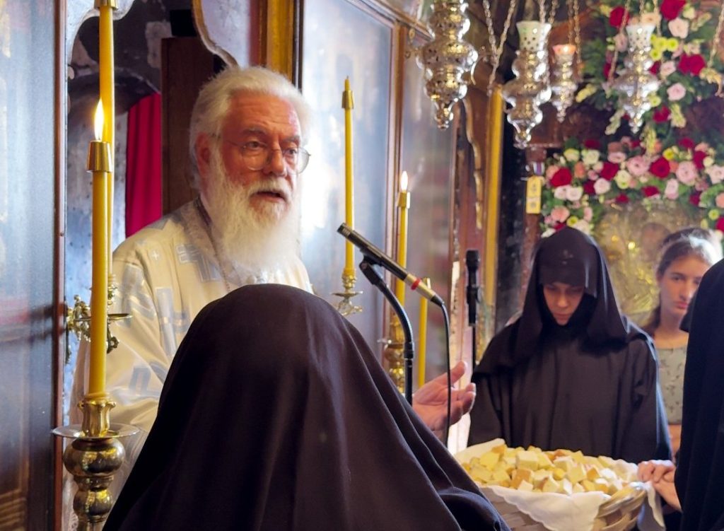 Ο Μητροπολίτης Ιλίου στην πανηγυρίζουσα Ιερά Μονή Κοιμήσεως της Θεοτόκου Κλειστών Φυλής