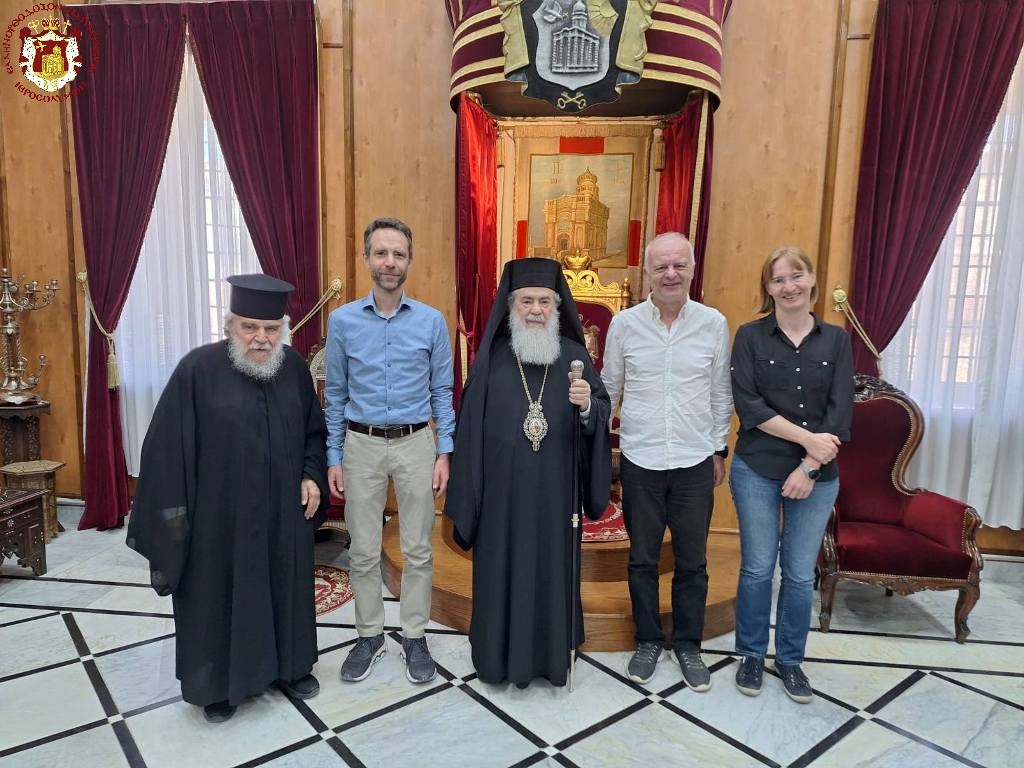 Επισκέψεις στον Πατριάρχη Ιεροσολύμων Θεόφιλο