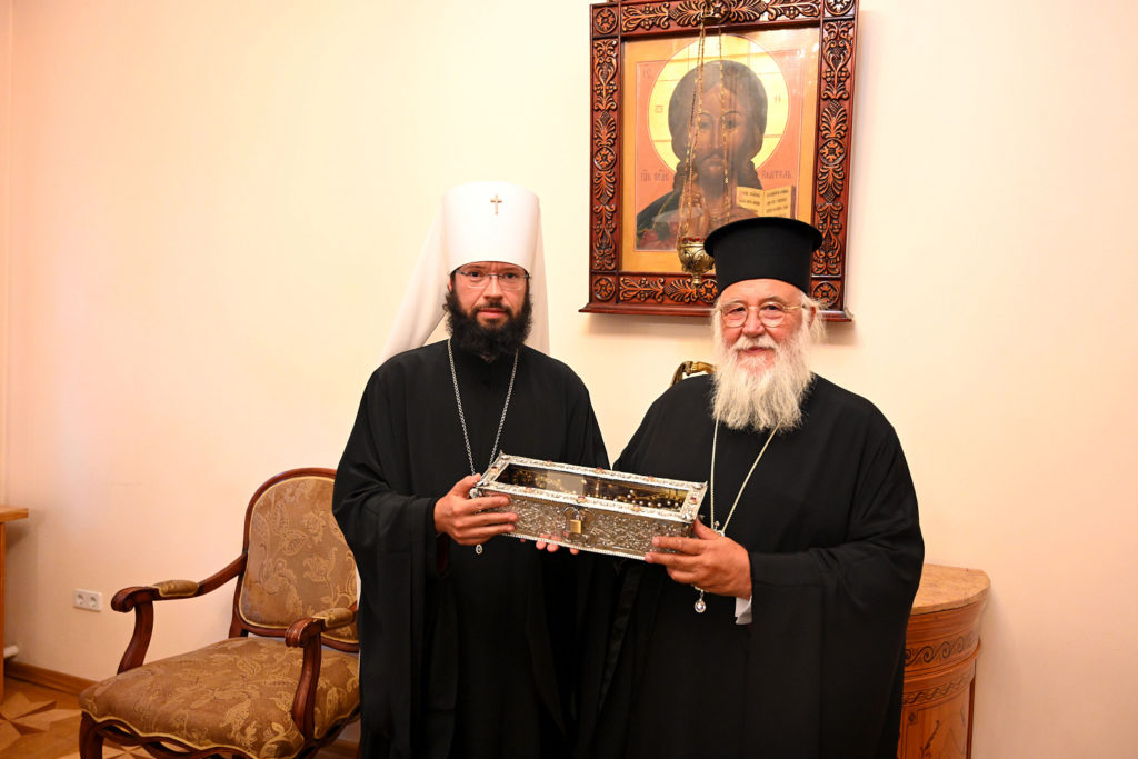 Συνάντηση Μητροπολίτη Βολοκολάμσκ με τον Μητροπολίτη Κερκύρας στη Μόσχα