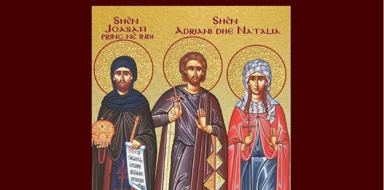 Dëshmorët Adrian dhe Natalia, Atiku, Sisini. Oshënar Joasafi, princ në Indi. Oshënar Ivistioni