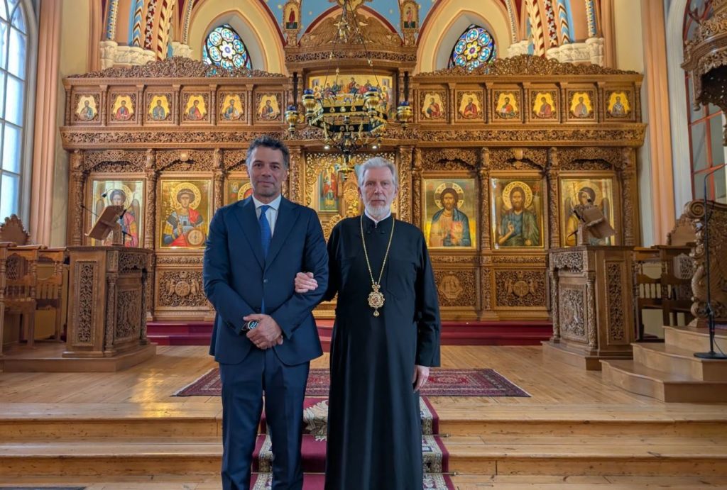New Ambassador of Cyprus’ Visit to the Metropolitan of Sweden