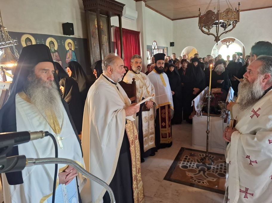 Η Εξόδιος Ακολουθία της Μονάχης Γαληνής της Μονής Κοιμήσεως της Θεοτόκου Λεχώβης